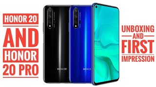 Honor 20 & Honor 20 Pro : First Impression & Hands on