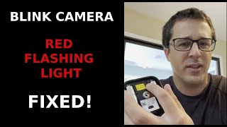 Blink Indoor/Outdoor Camera Red Flashing Light Fixed!