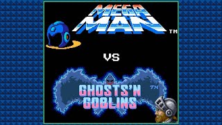 Mega Man vs Ghosts 'n Goblins (PC)(Flash) Game Clear with Mega Man (2018.11.18)