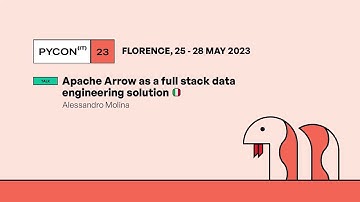 Apache Arrow as a full stack data engineering solution - Alessandro Molina