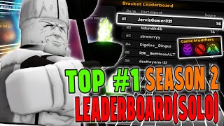 How To Become Top #1 In The Solo Leaderboard Season 2 In Anime Expeditions!