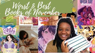 Worst & Best Books of November 2022 | 56 Books
