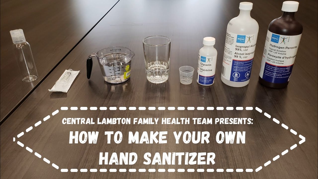 CLFHT: Hand Sanitizer Tutorial