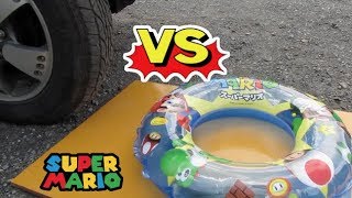 スーパーマリオ 55cm 浮き輪 VS プレス専用車両 /Inflatable Super Mario swim ring 21inch VS CAR