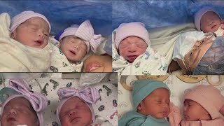 Four sets of twins born hours apart at same hospital