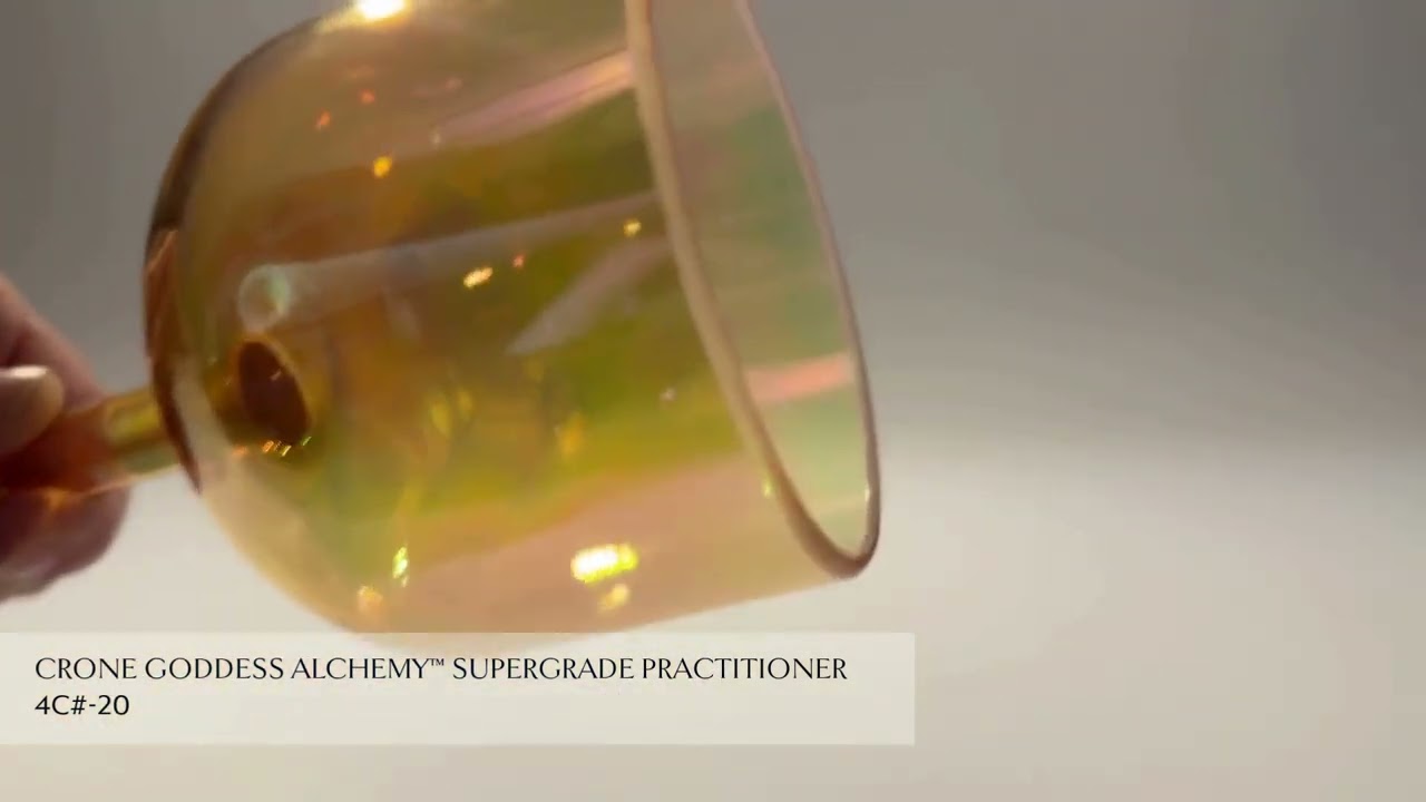 Crone Goddess Alchemy™ Crystal Tones® Supergrade Quartz Practitioner Singing Bowl 4" C#-20