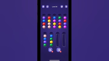 Sort Ball: Color Puz Fun Level 35 #sortball #colorsorting #shortsfeed