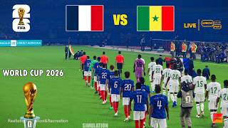 FRANCE vs SENEGAL | FIFA World Cup 2026 Group I | Full Match Simulation & Prediction PES 2021
