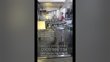 Máy chiết rót đóng chai Pet nước Mắm, nước Tương