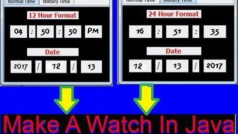 Java Programming 2017   Make a Digital Clock #1