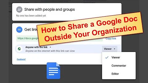 How To Share Google Docs Outside your Organization | Share With Anyone