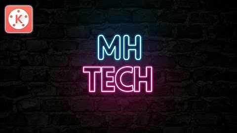 How to make neon lights effect intro on android | 2018 |