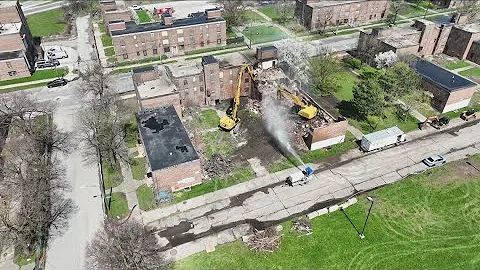 Demolition started today on Perry Projects