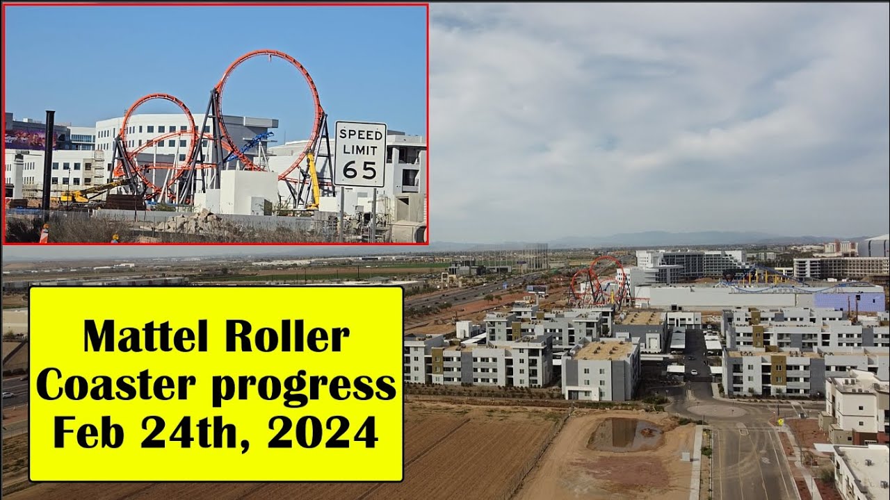 Mattel roller coaster update - Feb 24th, 2024 - Glendale, AZ - YouTube