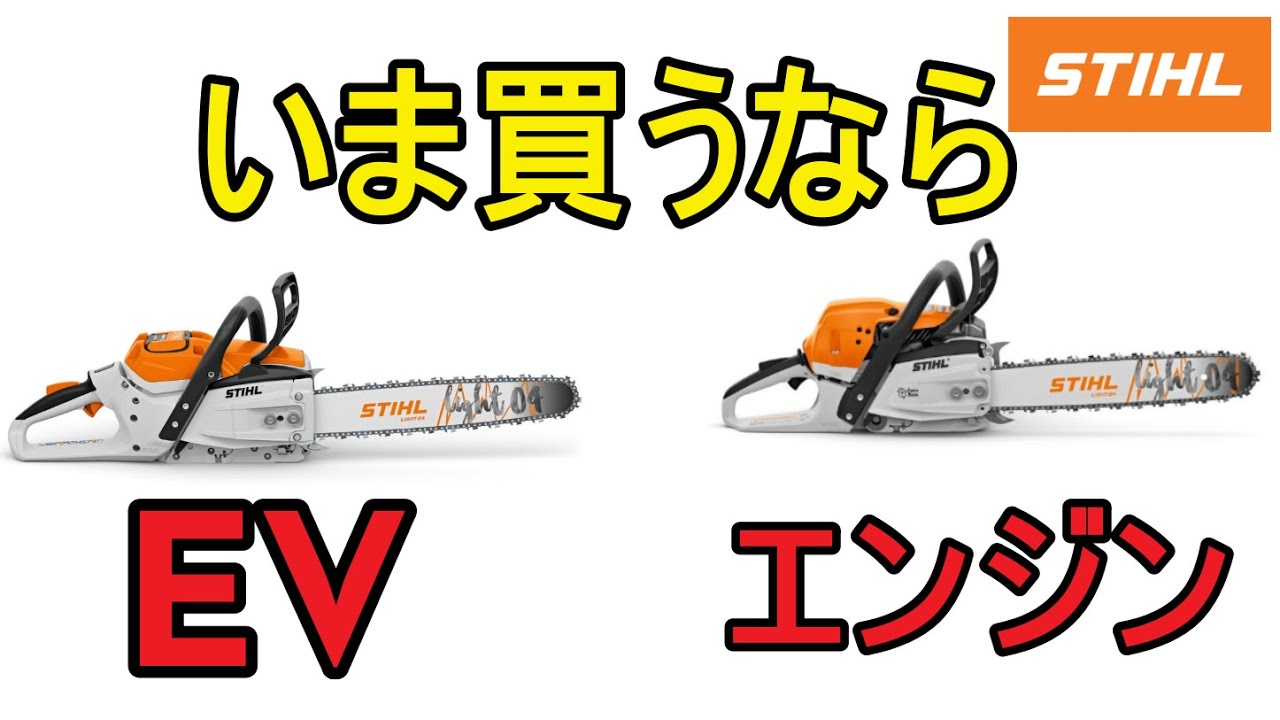 When buying a chainsaw, the choice between cordless and engine 