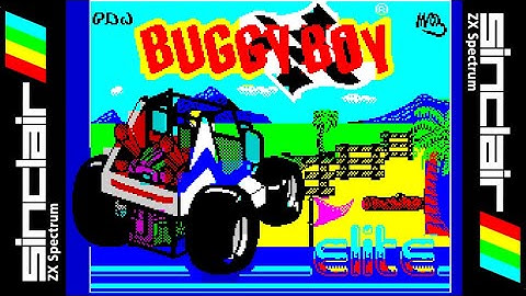 BUGGY BOY (1988) Walkthrough, ZX Spectrum