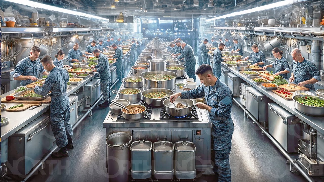 Life Inside US Aircraft Carrier Galley This Galley Can Make 103,000