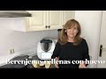 Berenjenas rellenas con huevo con thermomix/ receta realizada por Justa Molina