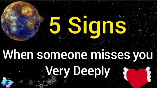 5 Signs Someone misses 🤗you Deeply