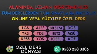 Hızlı Okuma Kursu Bursa, Lgs, Yks, Ales Kursu, Online veya Yüz Yüze Özel Ders, 0533 258 3306