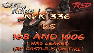 Clash of Kings KvK 336 vs 168 and 1006 Меня слили.. not hidden %