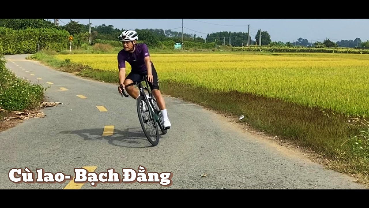 Đạp xe tham quan Cù lao, Bạch Đằng, Bình Dương.