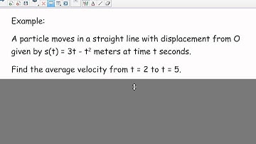 Motion In A Straight Line