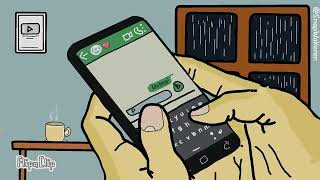 Story WA menunggu balasan dari pacar