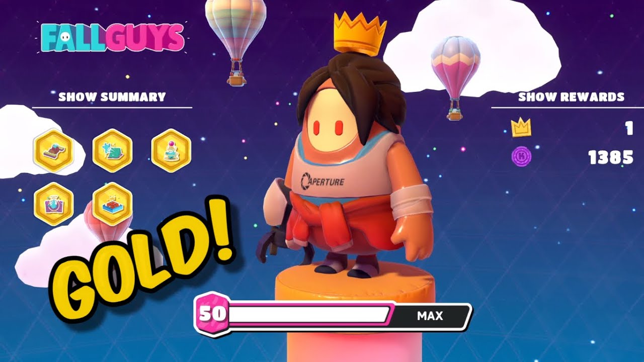 Fall Guys Golden Win: Chell