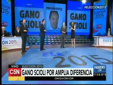 C5N || "Gano Scioli por amplia diferencia"