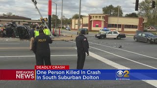 1 Dead In Dolton Crash