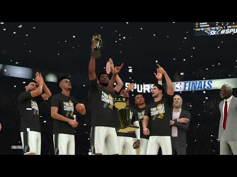 NBA 2K22 San Antonio Spurs Championship Celebration 