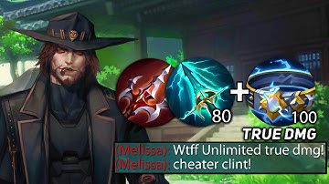 TOP GLOBAL CLINT ABUSE TOO MUCH MULTIPLE TRUE DAMAGE BUILD!! ( insane damage! ) - MUST TRY!!😭