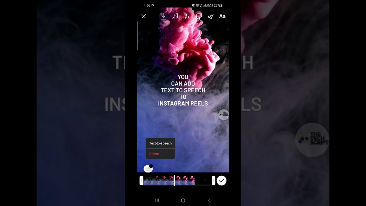 Step by Step Guide to Add Text to Speech to Instagram Reels #Shorts  #New #Update
