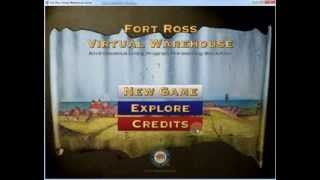 Fort Ross Virtual Warehouse - Game Menu