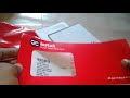 Unboxing Kotak Mahindra Bank Cheque Book (Delivery by Blue Dart Courier )