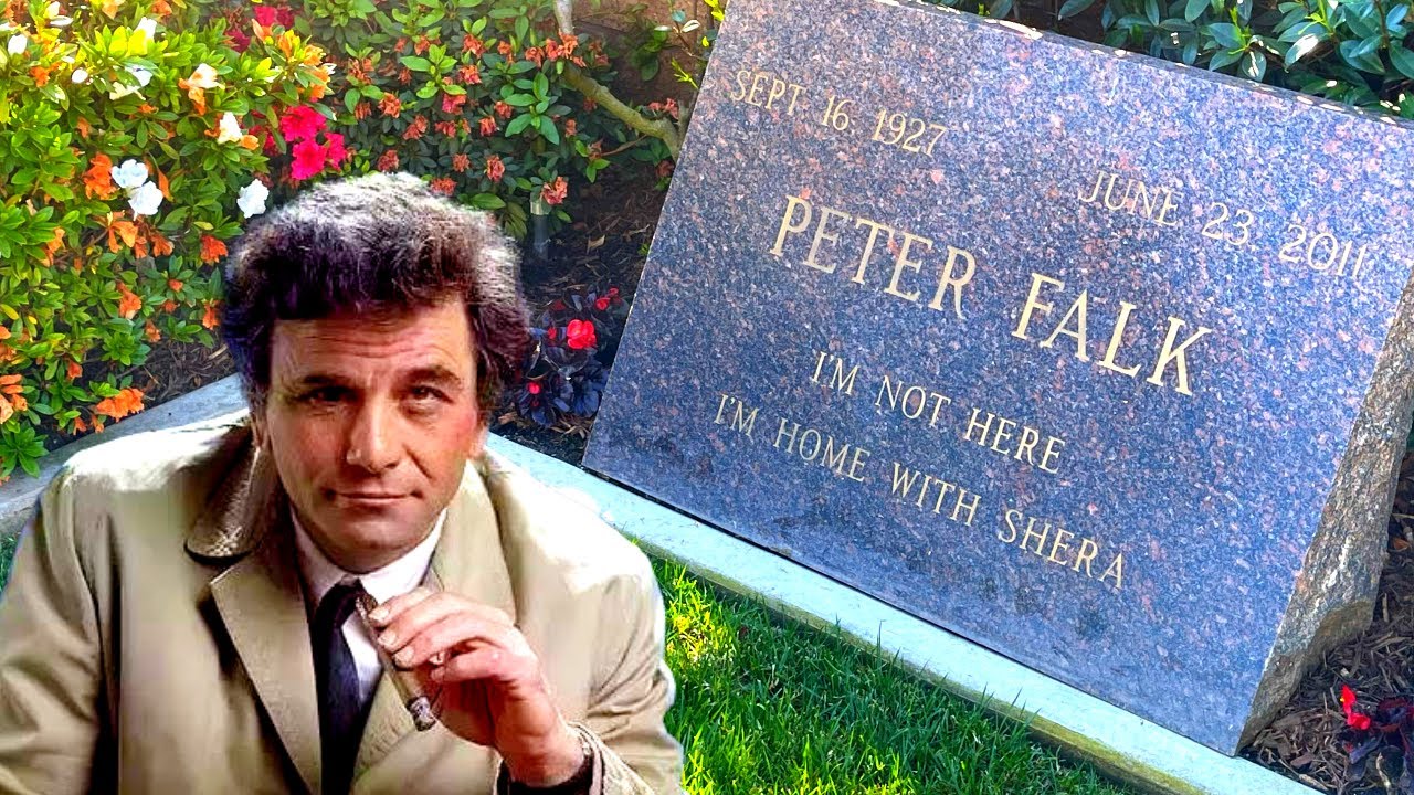 Famous Graves Of COLUMBO TV Show Cast Members - PETER FALK