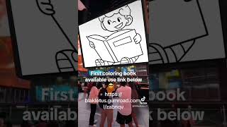 Coloring book available on Gumroad