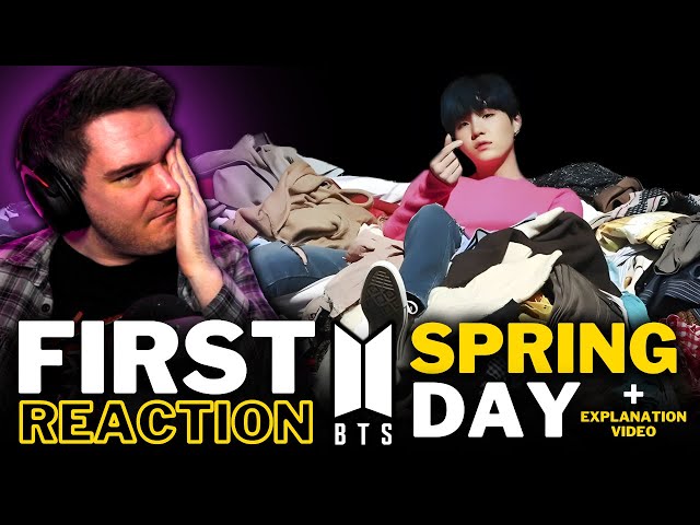 NON K-POP FAN REACTS TO BTS For The FIRST TIME! | '봄날 (Spring Day)' MV + MV EXPLAINED REACTION class=
