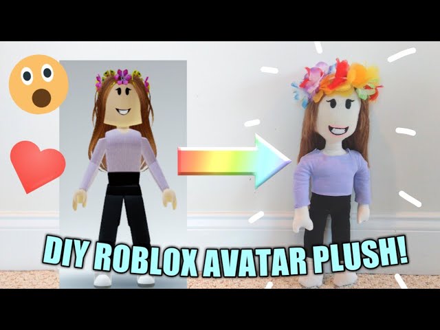 HOW TO MAKE YOUR OWN ROBLOX AVATAR PLUSH!😮😃 