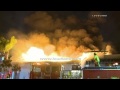4 Firefighters Fall Through Roof of Burning Abandoned ...