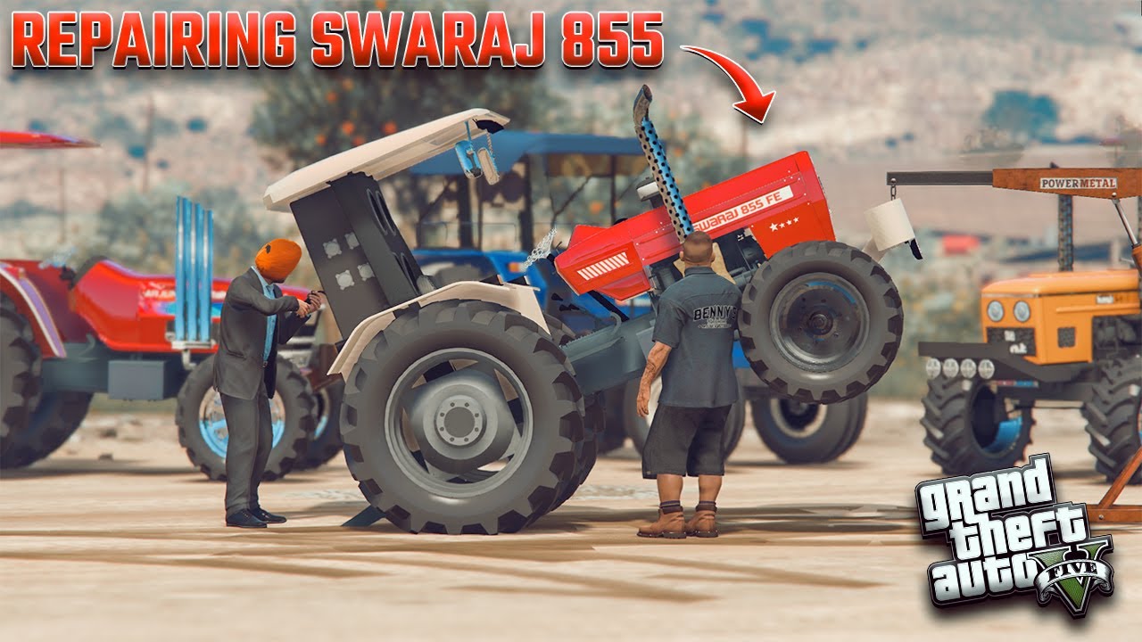 Repairing Punjabi Tractor in GTA 5 | Punjabi GTA VIDEO🔥 #Ep40