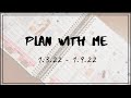 Plan With Me January 3 - 9 | Pretty Planner Printables (Pinterest) Mornings | Recollections Planner