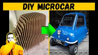 🔥🛠️ DIY Worlds Smallest Car Peel P50 Kit Car With/Out CNC Machine & With/Out 3D printing