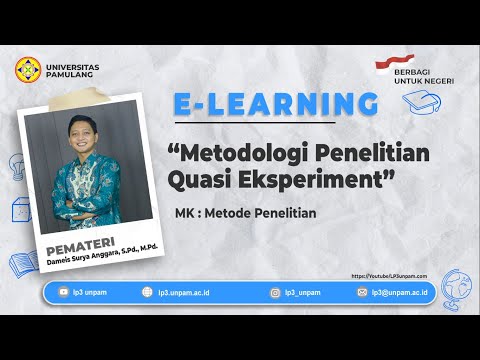 METODE PENELITIAN - Pertemuan ke 5 ( Metodologi penelitian Quasi eksperiment )