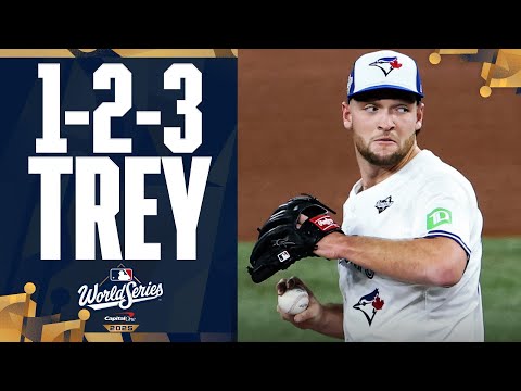 FULL INNING: Trey Yesavage pitches a scoreless 1st inning in his first career World Series start 💪