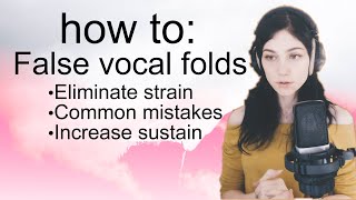 CLEAN UP THE VOICE & AVOID STRAIN | False Vocal Fold Control | 8 Exercises, Document, and Lecture screenshot 3