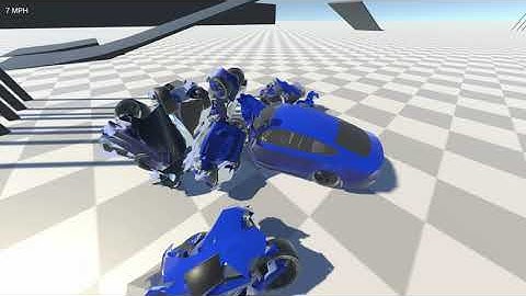 Unity Car crash simulation Improvements and optimizations