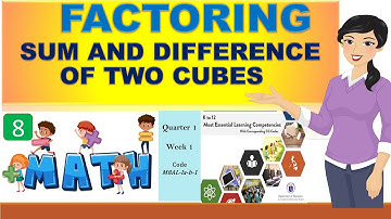 Grade 8 Week 2 Factoring Sum and Difference of Two Cubes