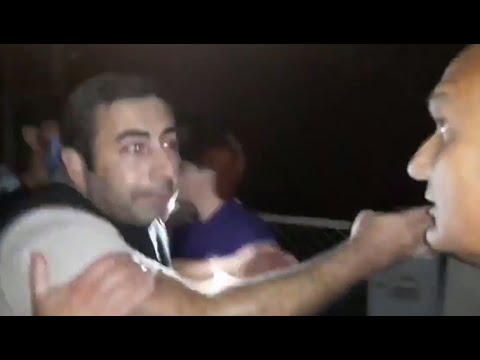 გინება და დაპირისპირება \"ქართული მარში\"-ს და \"ნაციონალური მოძრაობის\" წარმომადგენლებს შორის